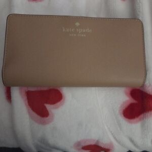 Kate Spade Beige Bifold Wallet